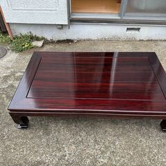 和風 テーブル 重厚感あり 【差し上げます！】の画像