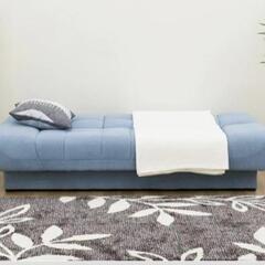 ニトリソファベットグレー　下収納できます。の画像