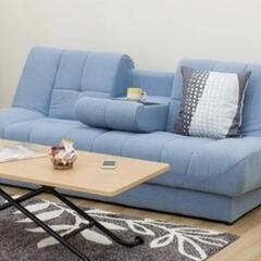 ニトリソファベットグレー　下収納できます。