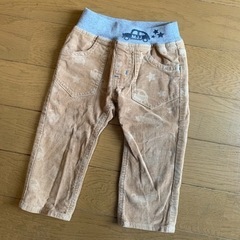 moujonjon ★ コーデュロイパンツ　車柄　80cm
