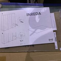 ★発送可★未使用 IKEA INREDA 追加棚板 56x36cm ガラス  ◆ BESTAシリーズ 801.680.19の画像
