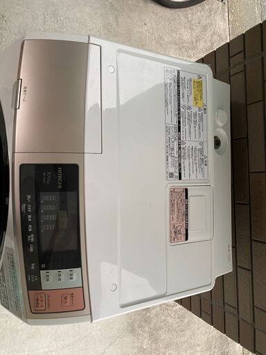 HITACHI 日立 10.0 6.0㎏ ドラム式 洗濯乾燥機 2018年式 BD-T6001L #37182-1