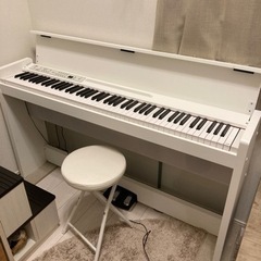 【お値下げ中】日本製電子ピアノKORG380白　美品
