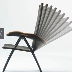 新品ディノス　ガーデン　デッキチェア2脚セット　折りたたみ　アウトレット品の画像