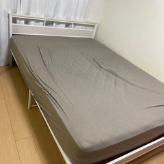 【最終値下げ】ニトリ ダブルベッド マットレスセット 10/9までの画像