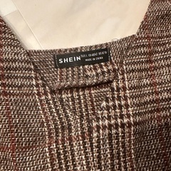 チェックワンピース Lサイズの画像