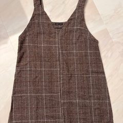 チェックワンピース Lサイズの画像
