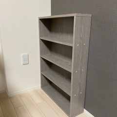 ★受渡者決定★ 美品　グレーの本棚
