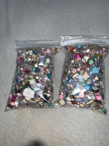 業務用ネイルパーツ ストーン ガラス人造宝石 コレクション