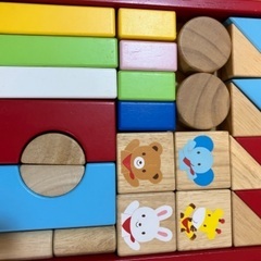 ミキハウス　MIKIHOUSE 知育玩具　積み木の画像