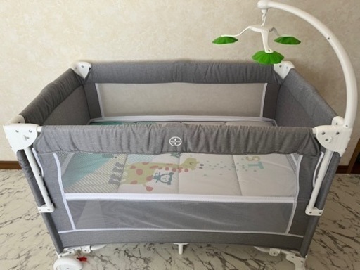 引取限定　折り畳みベビーベッド&サークル　美品
