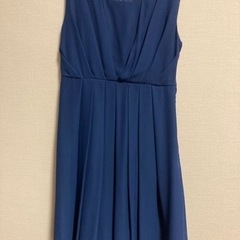 美品✨ワンピース　パーティードレス　ネイビー　