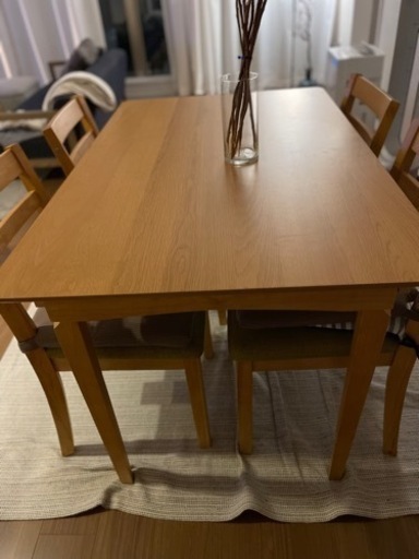 ニトリ　ダイニングテーブル　チェア　セット