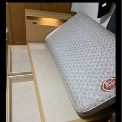 （価格変更しました）マットとシングルベッドの画像