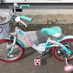最終値下げ　子供用自転車　補助輪付き　美品