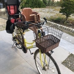 自転車用チャイルドシート　2種類付い