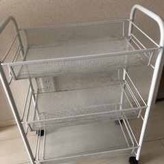 スチールラック・キッチンラック（キャスター付き）汚れ大