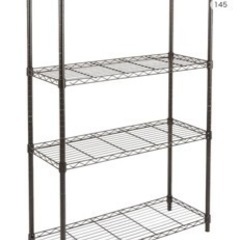 4段スチールラックの画像