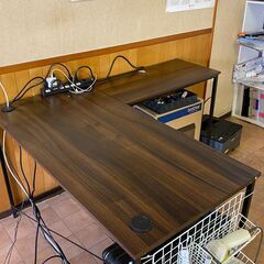 商談中　パソコンデスク　事務机