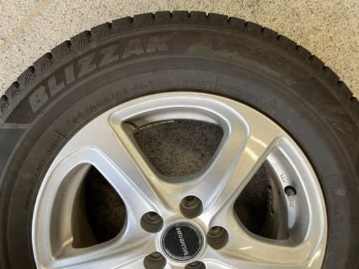 最終値下げ⭐︎バリ溝 イボ着き2021年製BRIDGESTONE  VRX3  ホイールBALMINUM 195/65R15 +43 