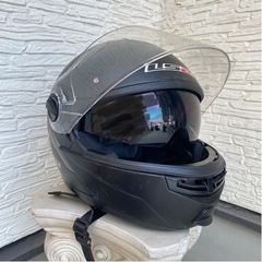 ヘルメット　サングラス付き　黒　Mの画像
