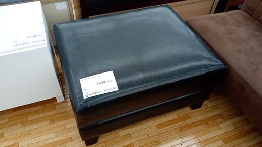 ★ジモティ割あり★ NODA FURNITURE オットマン ブラック H42.5×D64×W77 クリーニング済み YJ670