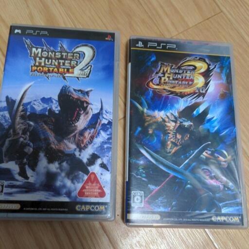 PSP モンスターハンターポータブル２・3セット