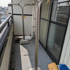 物干し台　10/9引き渡しまで