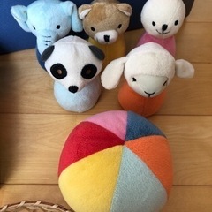 幼児おもちゃ　パズル、ボーリング、おままごとの画像