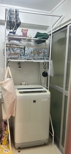 【中古】ランドリーラック