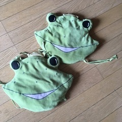 子供椅子用　座布団　カエルの王様　2個セット　キッズチェア