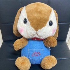 ぽてうさ　ろっぴー　デニム　大きいぬいぐるみ
