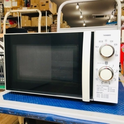通電・動作OK！ ツインバード 電子レンジ レンジ DR-D429 2018年製 家電