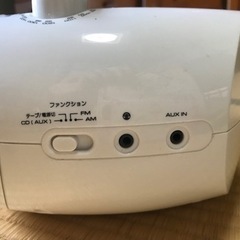 (引き渡し者決定)WINTECH  CDラジカセ　CDR-N6の画像