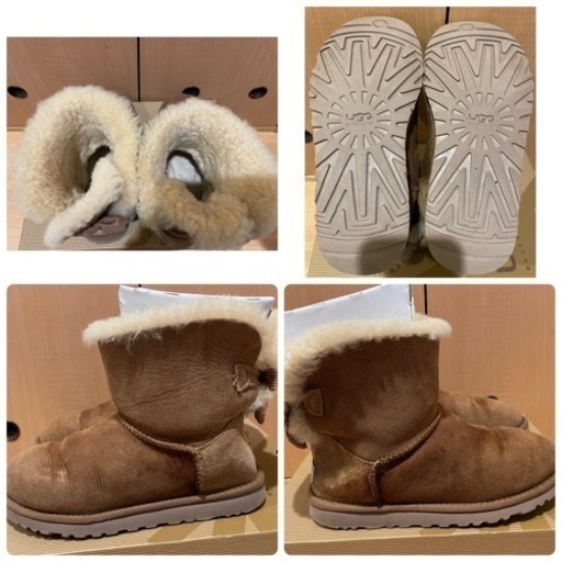 mini baily bow corduroy23cm♡ugg