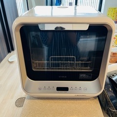 【中古品】2022年製　シロカ　食洗機　SS-M151の画像