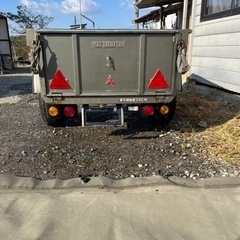 J56用ジープトレーラー (辻岡商会0706) 松浦発電所前の外装、車外 