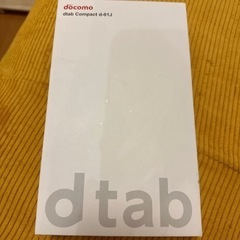 【ジャンク】dtab Compact d-01J ファーウェイHUAWEIの画像