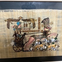 パピルス風 額縁付きの画像