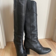 【POOL SIDE】黒　ブーツ　usedの画像