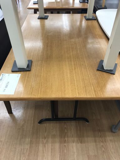 ★ジモティ割あり★  テーブル 茶色 H67×W119×D74 クリーニング済み KJ3007