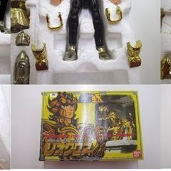 当時物 現状品 バンダイ 聖闘士星矢 聖闘士聖衣大系 黄金聖衣 獅子座の聖衣 レオクロス 厚別店の画像