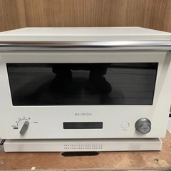 【中古】BALMUDA バルミューダ オーブンレンジ K04A-WH 2021年製 18L🟥🟦🟡