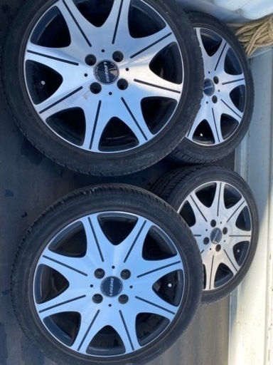 15インチ　軽自動車　レグザスD800  ４穴PCD100 タイヤホイール４本セット★直接引き渡しのみ★東金市より
