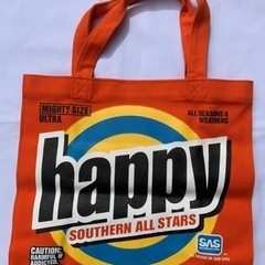 サザンオールスターズ　happy トートバッグ(大)の画像