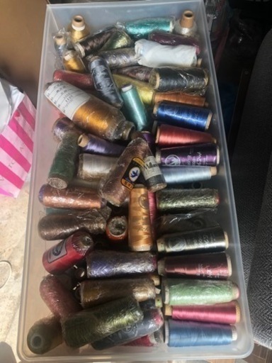 工業用ミシン糸　まとめ売りセット　刺繍糸 機械刺繍 レーヨン100% パールヨット