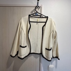 ロイヤル　パーティー　白いカーディガン　サイズ38