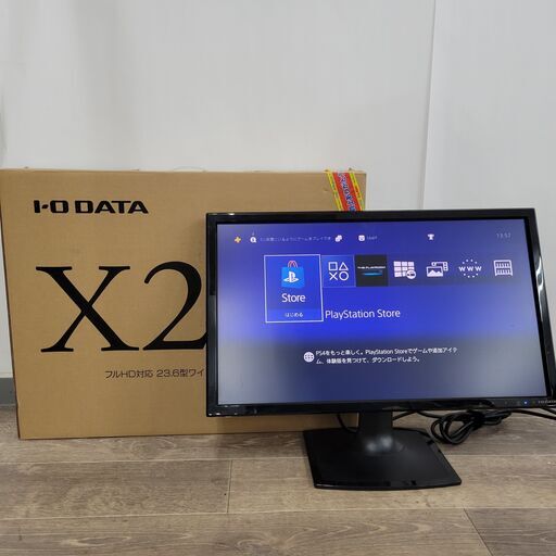 終I-O DATA /アイ・オー・データ 23.6型ワイド 液晶ディスプレイ フルHD対応 LCD-MF244XB 動作OK 菊E