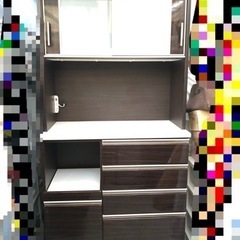 美品　NITORI ニトリ 食器棚 ポスティア キッチンボード ...