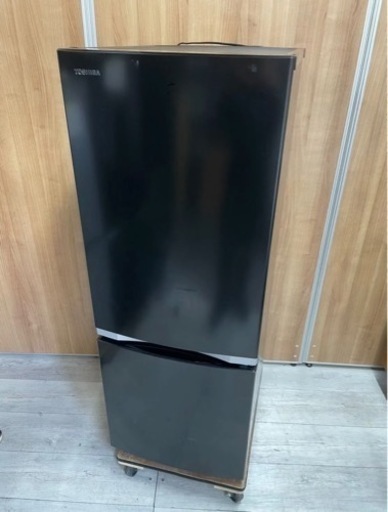 【中古】TOSHIBA 2ドア 冷蔵庫 GR-S15BS(K) 2021年製 153L???